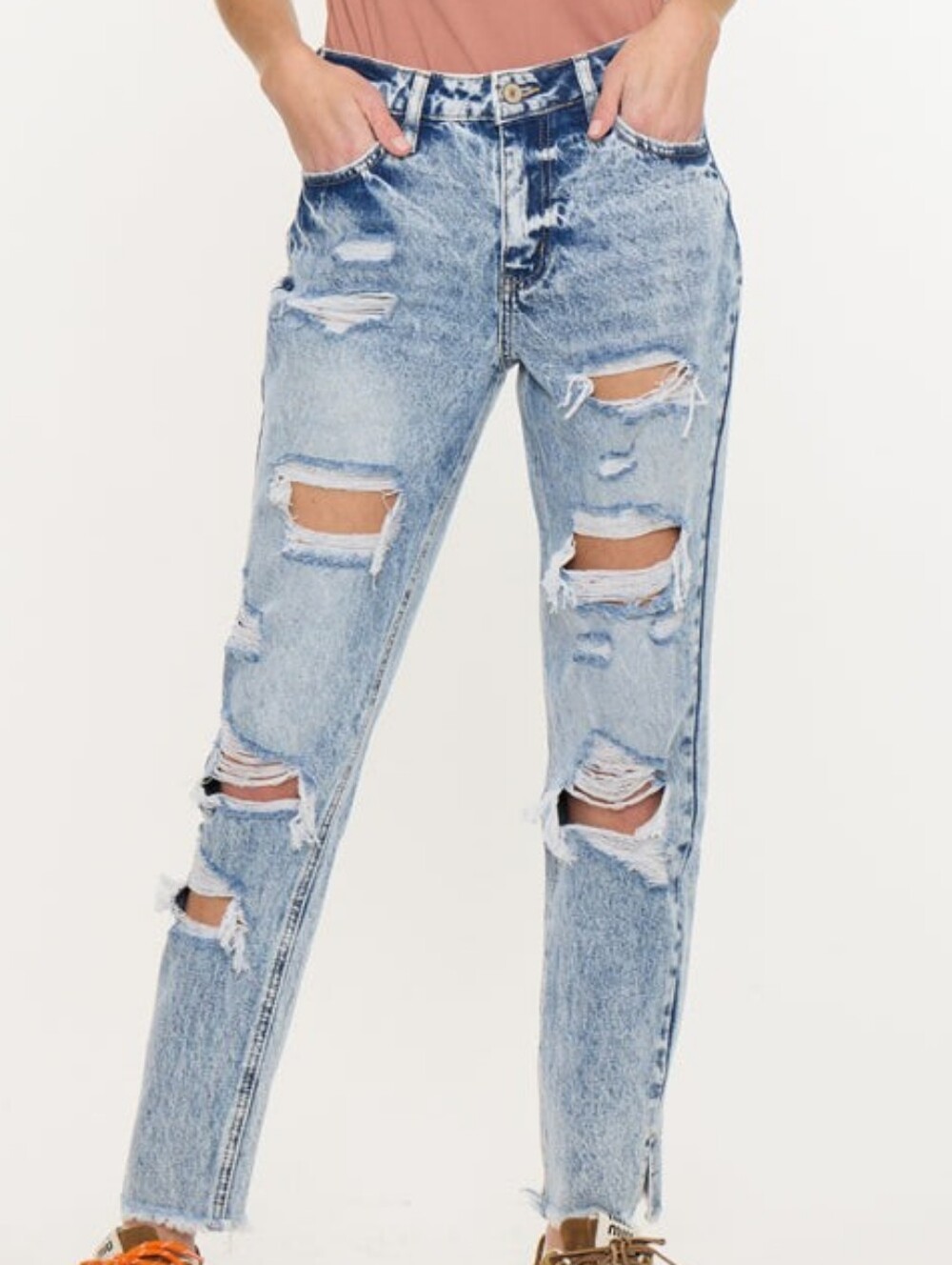 Kancan Collie High Rise Mom Jeans